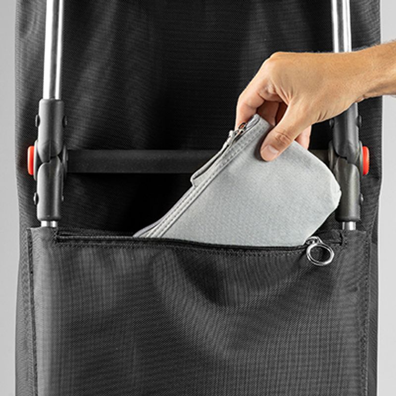 Rolser dramatenvagn 4L Tweed 43 liter, svart