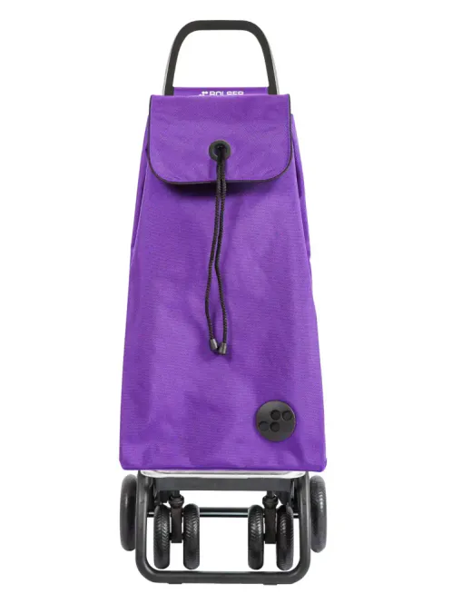 Huvudbild Rolser shoppingvagn 4LT med 4 st dubbelhjul, lila